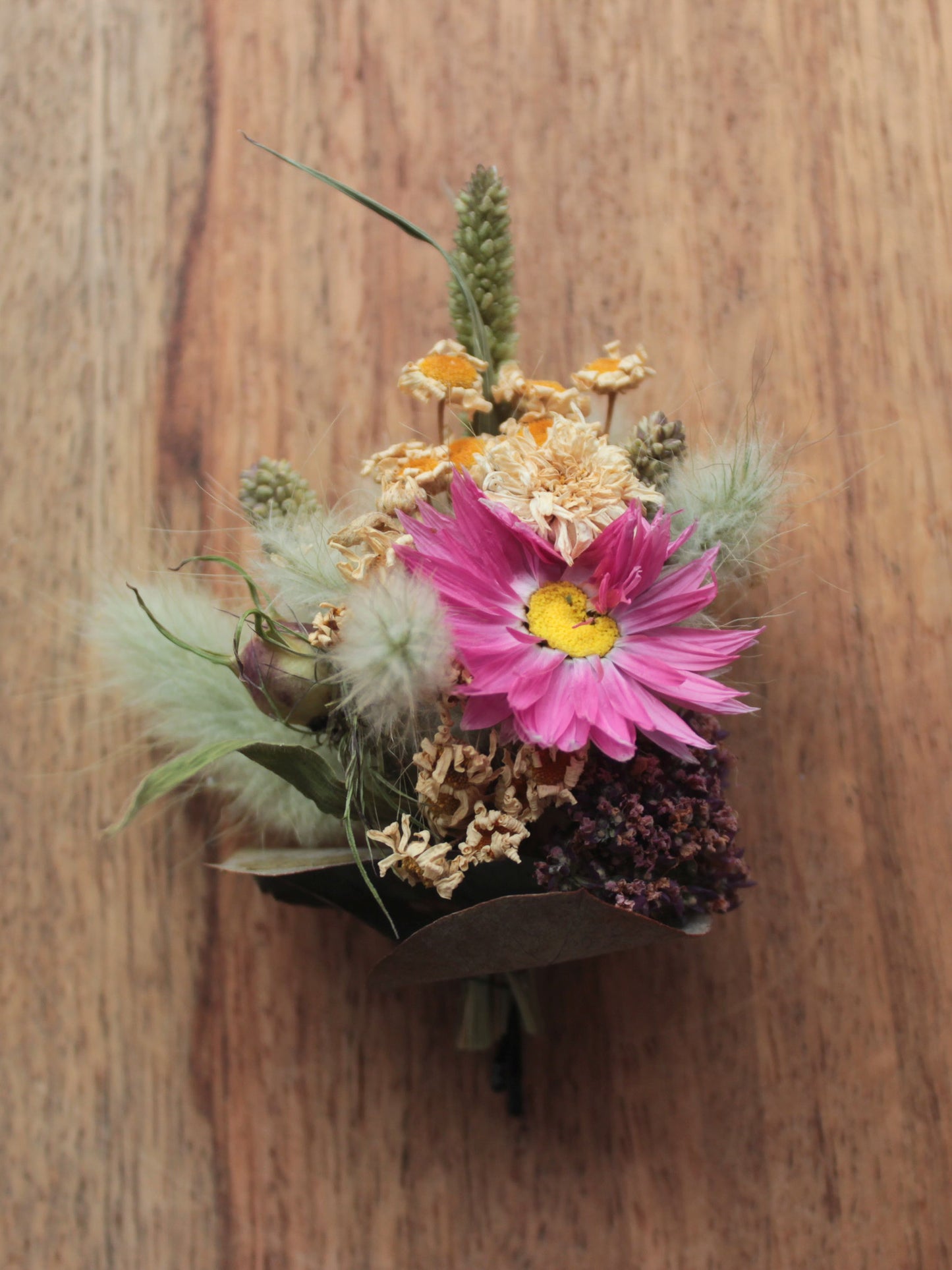 Haarnadel mit Trockenblumen "Rosie"