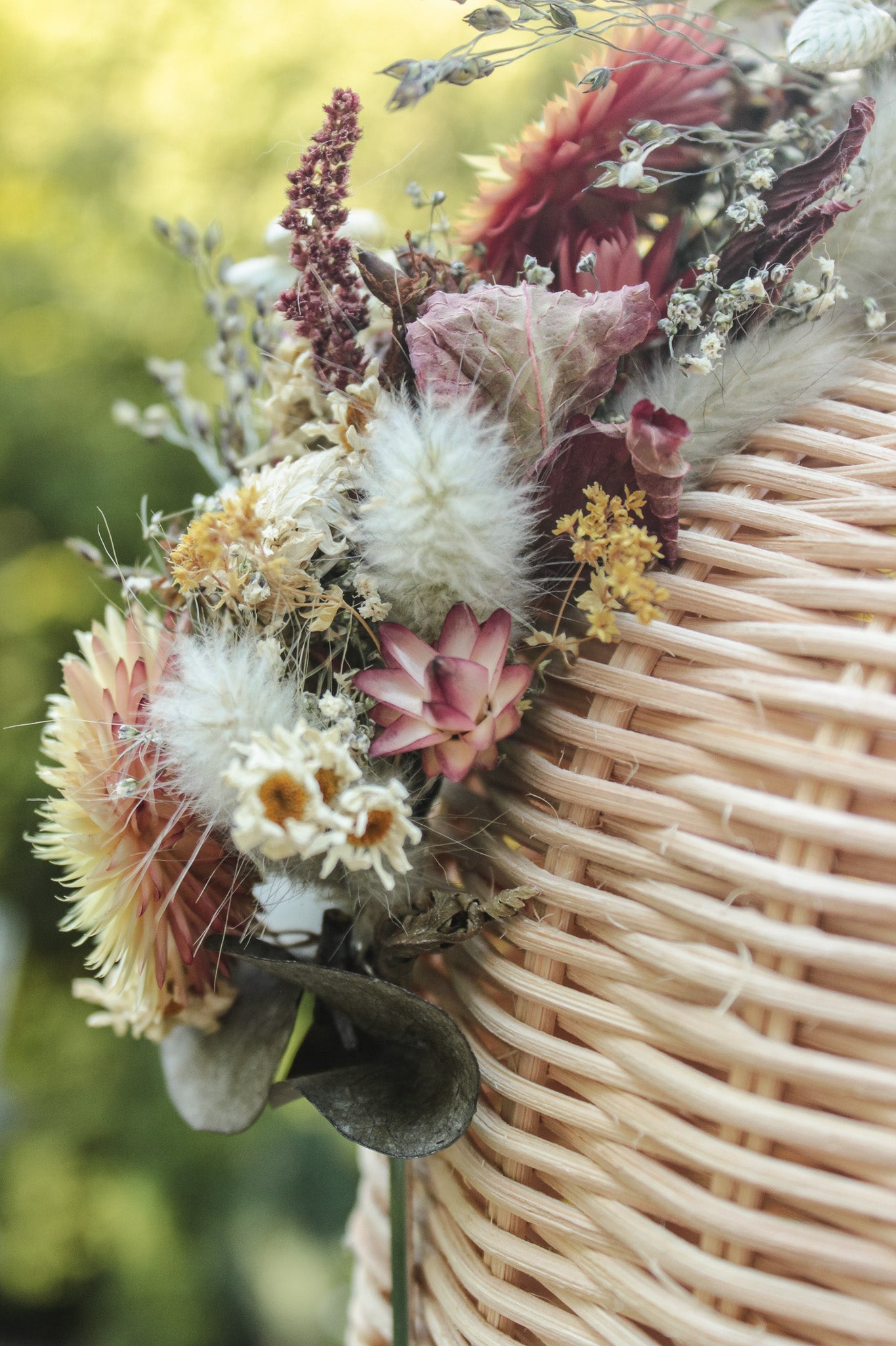 Haarreif mit Trockenblumen "Edith"