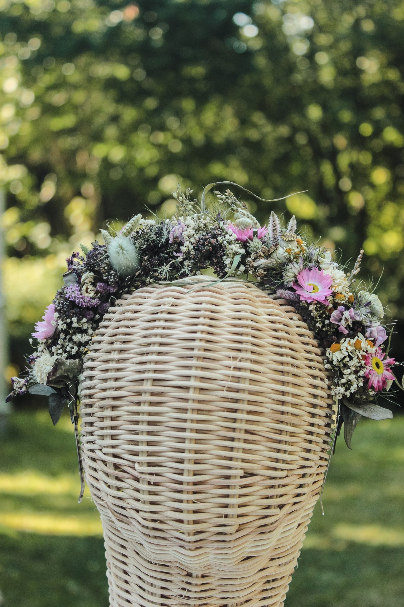 Haarreif mit Trockenblumen "Katie"