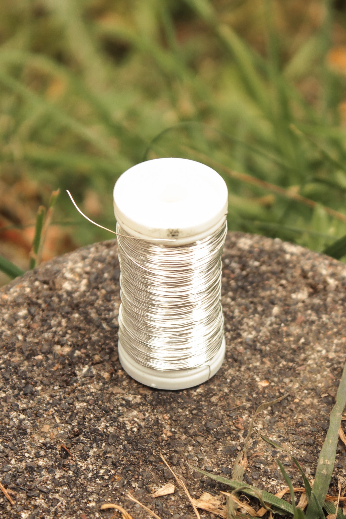 Feiner Floristendraht - silber