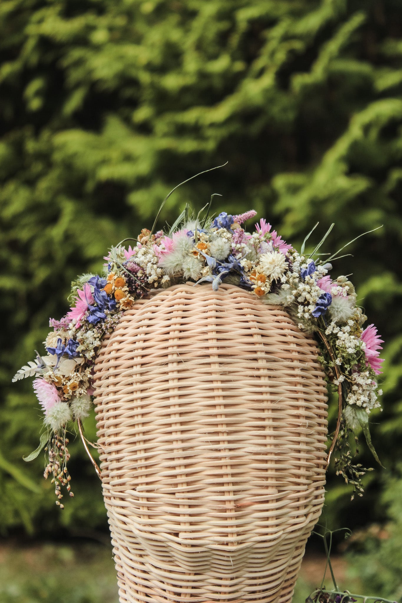 Botanica the shop: Diadem "Valery" mit Trockenblumen