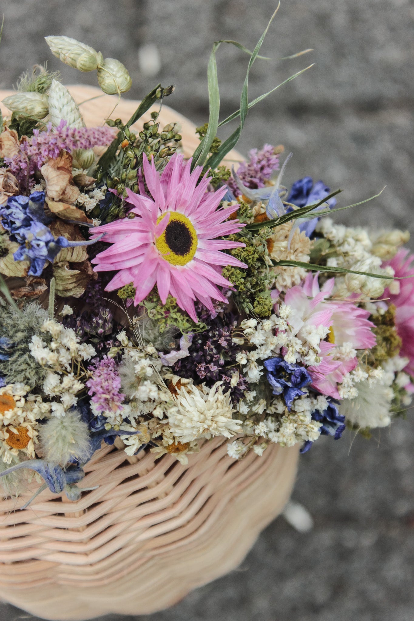 Botanica the shop: Diadem "Valery" mit Trockenblumen