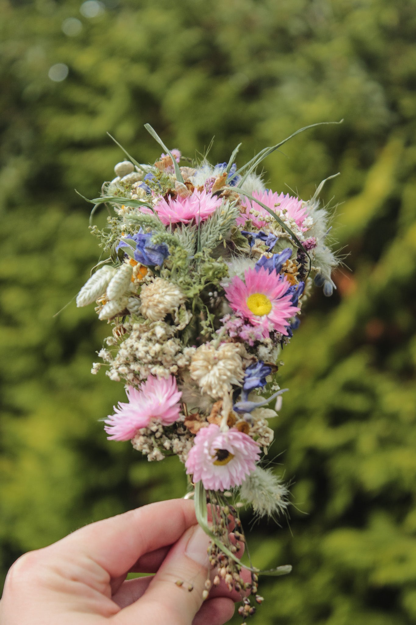 Botanica the shop: Diadem "Valery" mit Trockenblumen